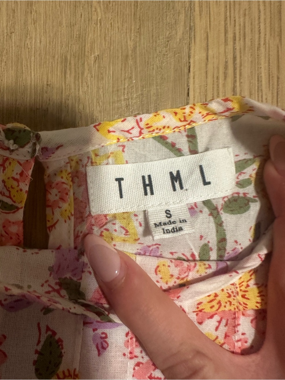 THML Floral Ruffle Cap Sleeve Top - Picture 4 of 8